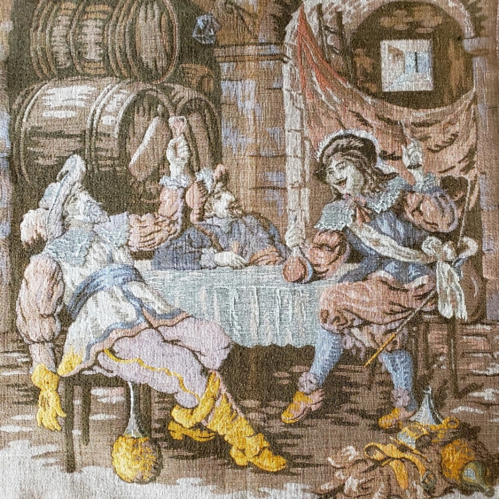 Vintage Belgium Tapestry.
